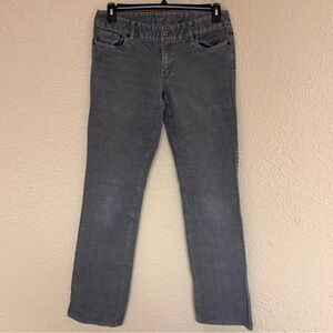 4/$15 J. Crew Women's Straight Leg Gray Corduroy